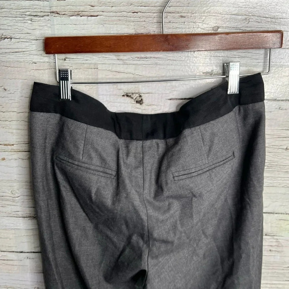 Banana republic Martin  fit trousers dress pants size 6 black gray - Picture 6 of 8